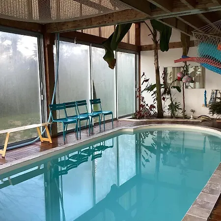 Wooden House With Indoor Pool Villa